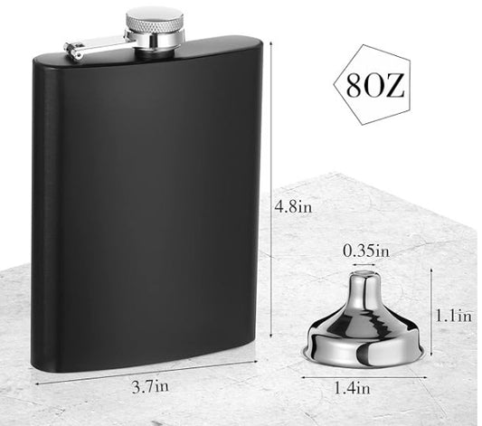 Customizable 8 oz. Hip Flask